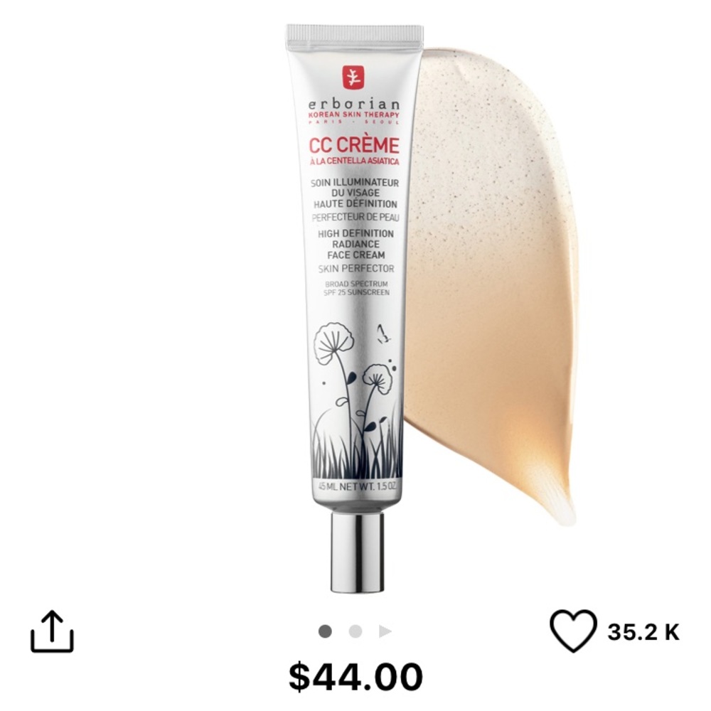 Gently used erborian Cc cream in medium